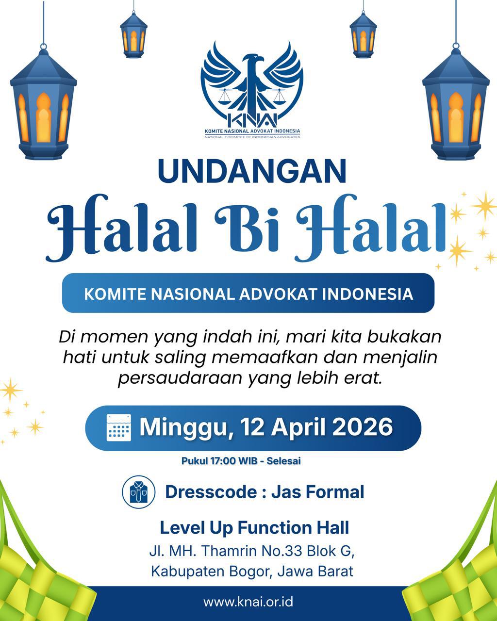 HALAL BIHALAL KNAI Komite Nasional Advokat Indonesia