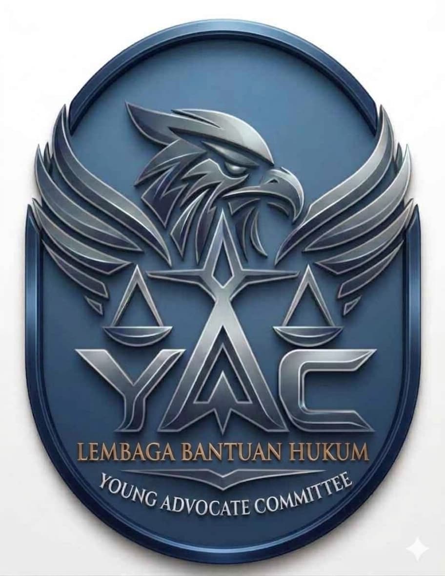 filosofi visual dari komponen logo Lembaga Bantuan Hukum (LBH) Young Advocate Committee (YAC):